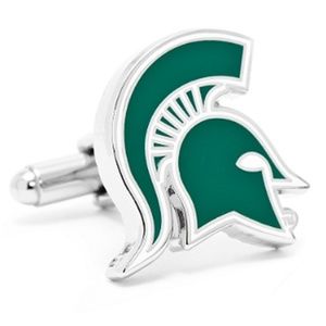 Michigan State Spartans cufflinks